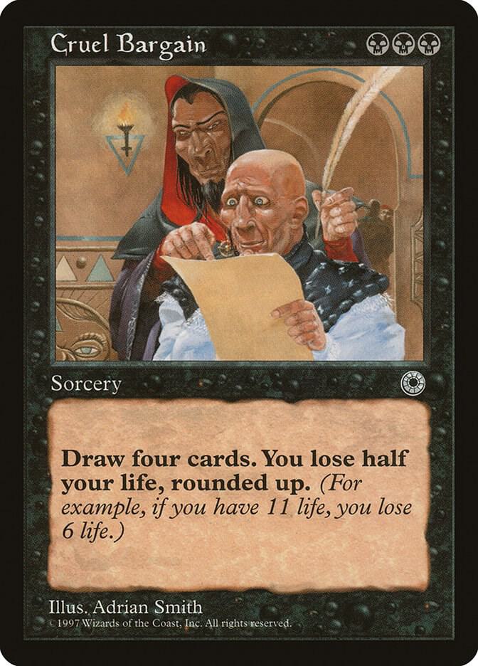 Cruel Bargain - Portal - Magic: The Gathering - TCGplayer.com Cruel Bargain - Portal - Magic: The Gathering - TCGplayer.com