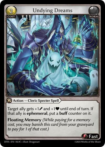 Undying Dreams card