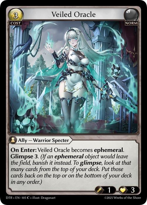 Veiled Oracle - Distorted Reflections - Grand Archive TCG
