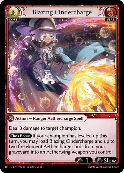 Blazing Cindercharge card