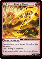 Blazing Throw - Distorted Reflections - Grand Archive TCG