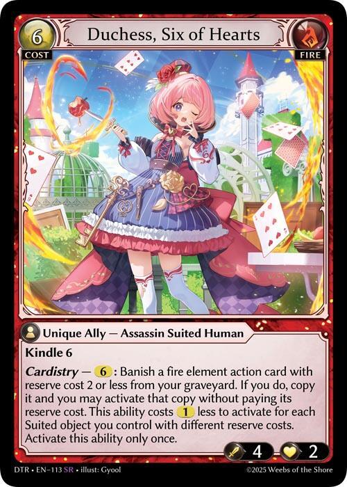 その他 Duchess, Six of Hearts CSR grand archive 644899_in_1000x1000.jpg