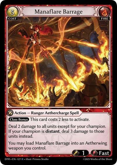 Manaflare Barrage card