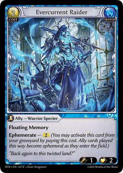 Evercurrent Raider card