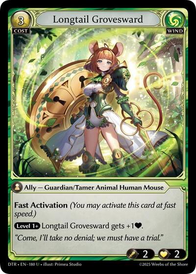 Longtail Grovesward card