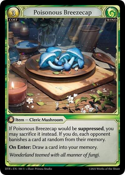 Poisonous Breezecap card