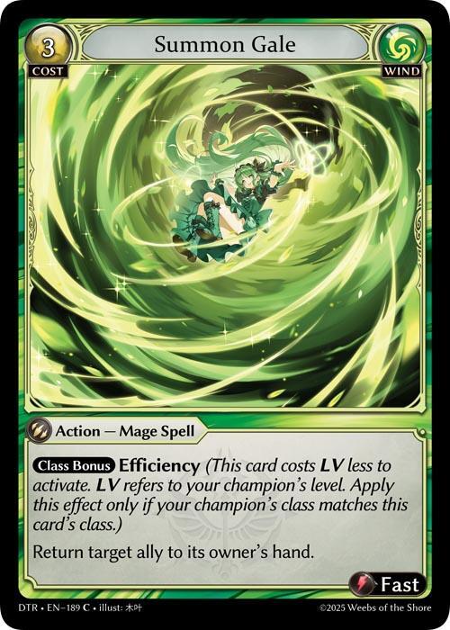 Summon Gale - Distorted Reflections - Grand Archive TCG