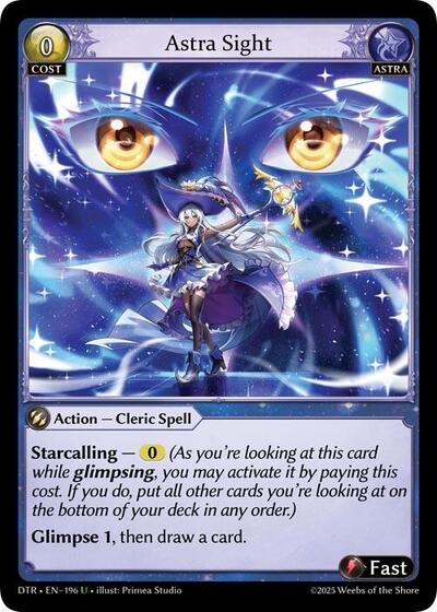 Astra Sight card