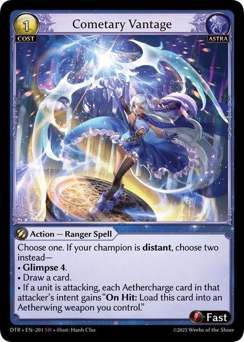 Cometary Vantage - Distorted Reflections - Grand Archive TCG