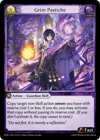 Grim Pastiche card