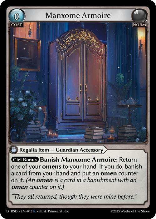 Manxome Armoire - Distorted Reflections Starter Decks - Grand
