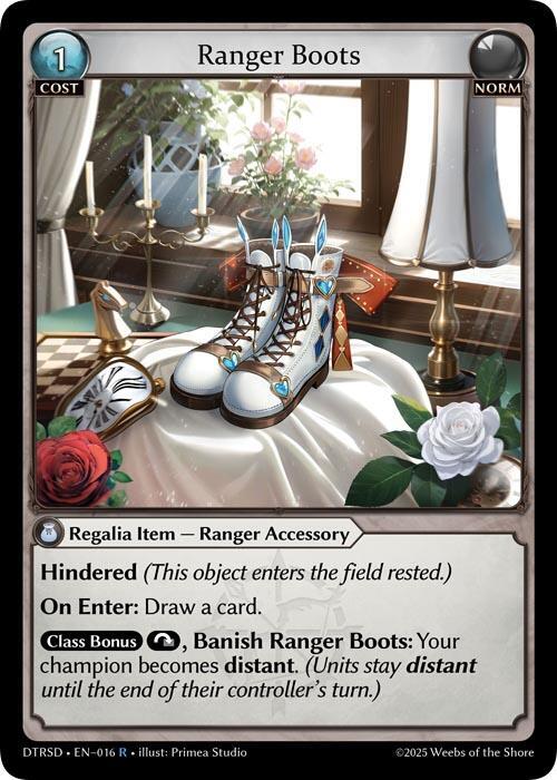 Ranger Boots - Distorted Reflections Starter Decks - Grand Archive