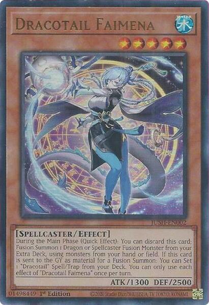 Dracotail Faimena - Justice Hunters - yugioh