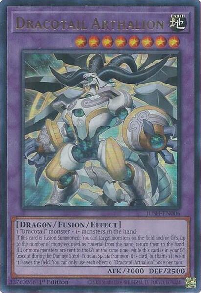 Dracotail Arthalion - Justice Hunters - yugioh