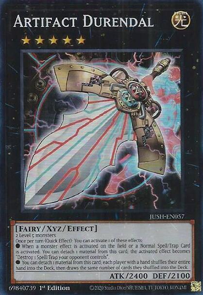 Artifact Durendal (Super Rare) - Justice Hunters - YuGiOh