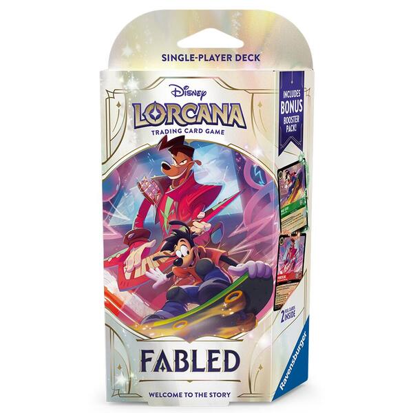 lorcana fabled booster box release date Disney SCJ Unlock the ancient magic of the Great Illuminary with the Disney Lorcana Trading Cards Fabled Booster Pack Lorcana Fabled Booster Pack