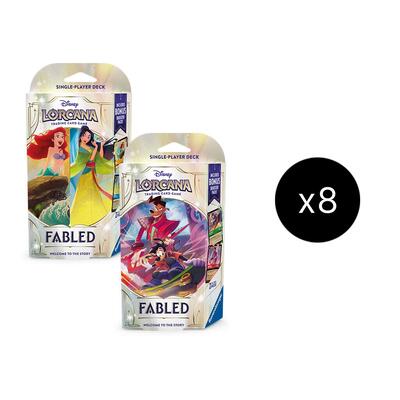 Disney Lorcana: Fabled Starter Deck Display