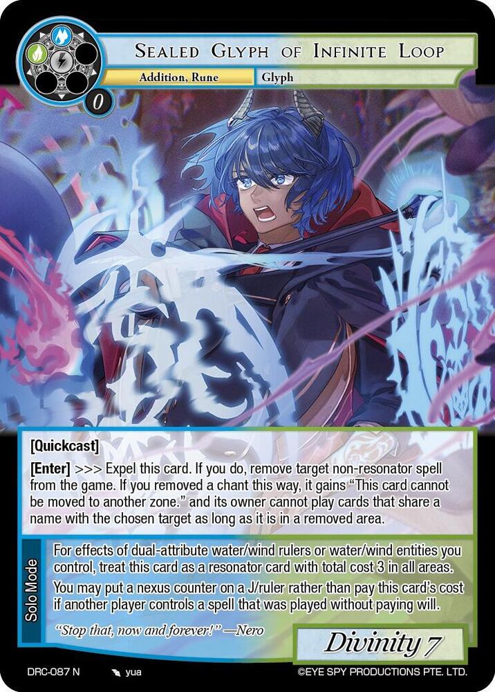 Sealed Glyph of Infinite Loop