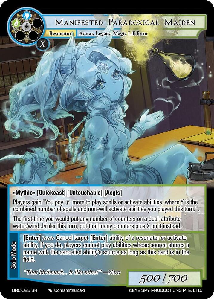 Manifested Paradoxical Maiden