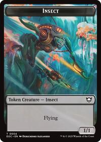 Insect // Elemental (0007) Double-Sided Token