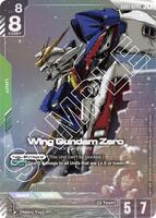 ガンダムカード　Newtype Rising ウイングガンダムゼロ　LR+ GD01-024 ウイングガンダムゼロ LR | Newtype Rising [GD01