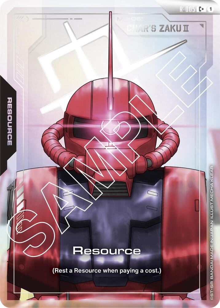 Resource (R-005) (C+) - Newtype Rising - Gundam Card Game