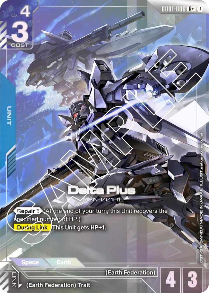 Delta Plus (R+) - Newtype Rising - Gundam Card Game - TCGplayer.com