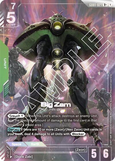 Big Zam (R+) card