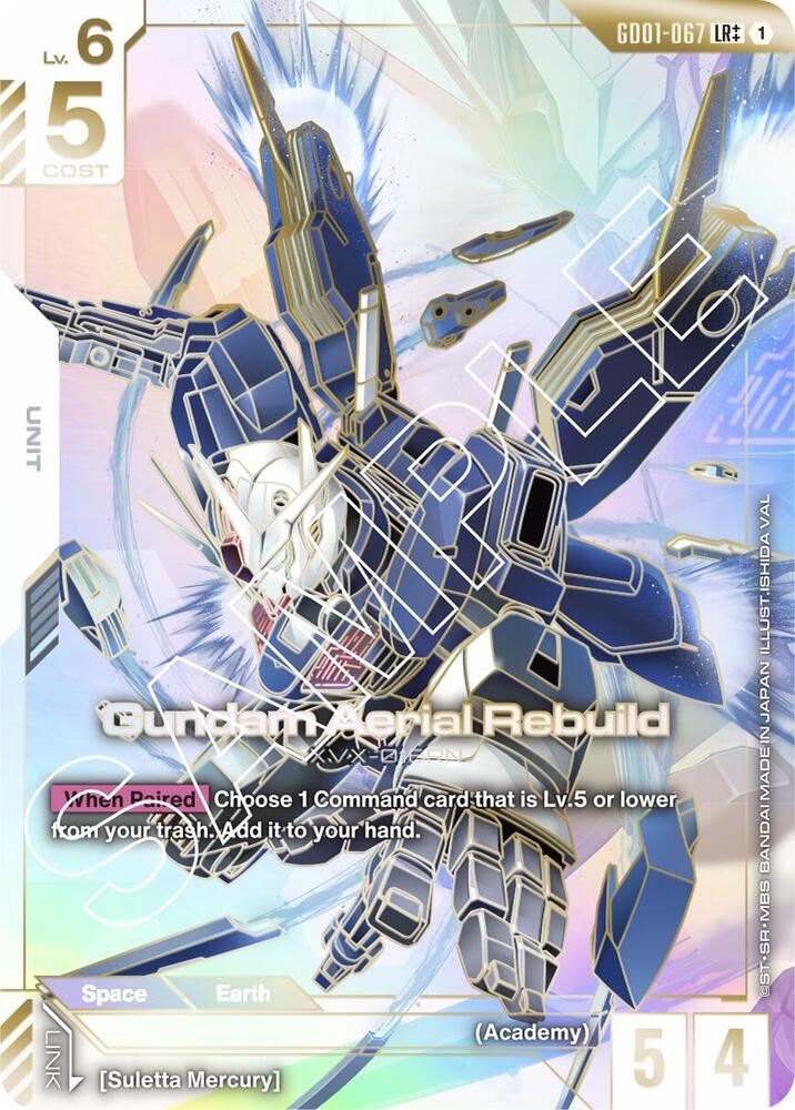 ガンダム LR++ Gundam Aerial Rebuild (LR++) - Newtype Rising - Gundam Card Game