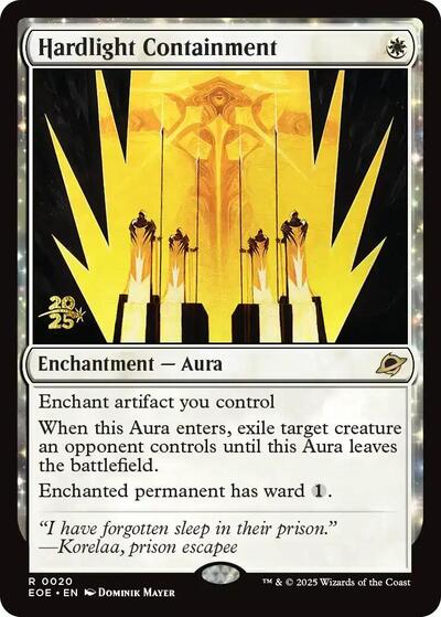 Hardlight Containment (Prerelease) from PEOE #20s, Magic: The Gathering card