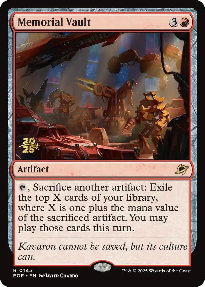 Memorial Vault #145s — Edge of Eternities Promos