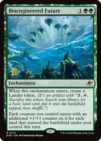 Bioengineered Future (Prerelease) from PEOE #172s, Magic: The Gathering card