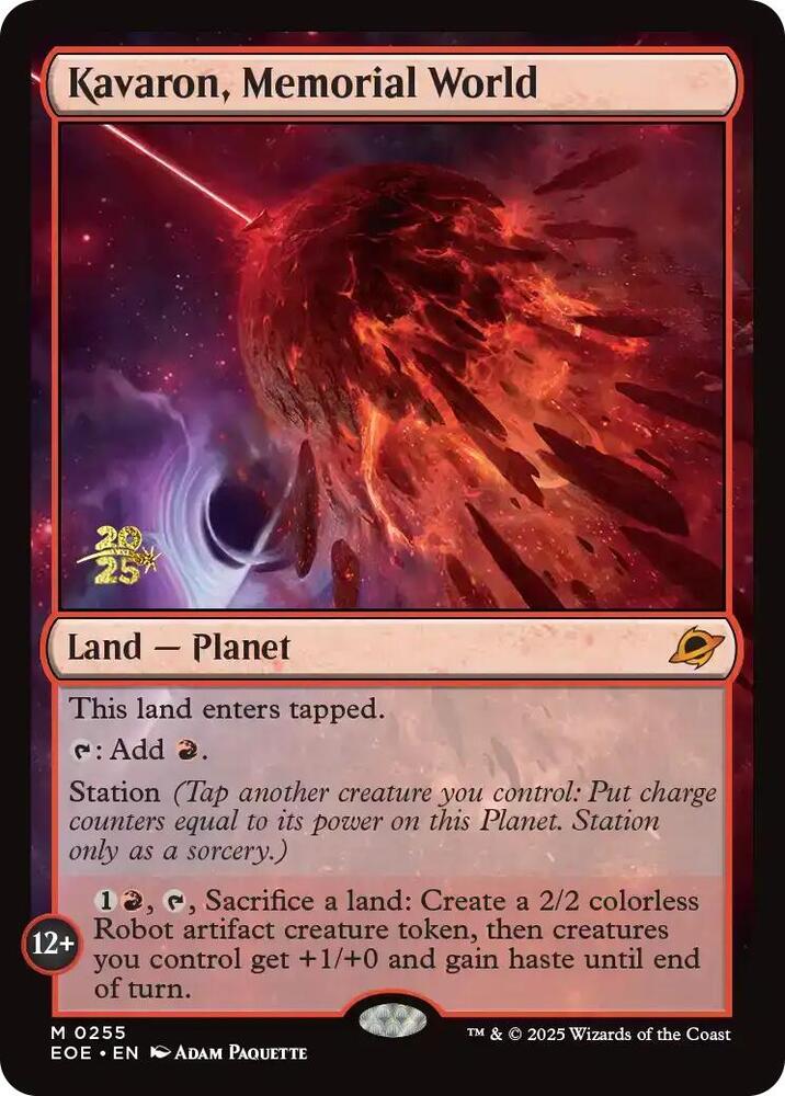 Kavaron, Memorial World #255s — Edge of Eternities Promos