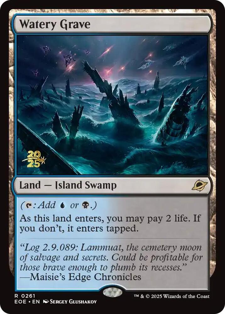 【美品】MTG 湿った墓 / Watery Grave [EXP] Foil EX+]湿った墓/Watery Grave《日本語》【RAV】