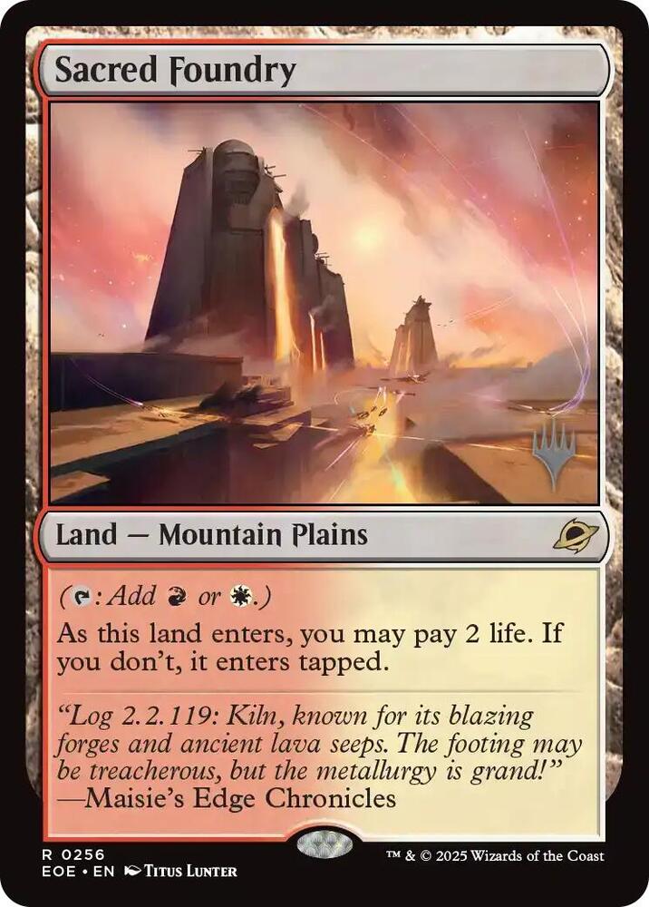 Sacred Foundry - Promo Pack: Edge of Eternities - Magic: The