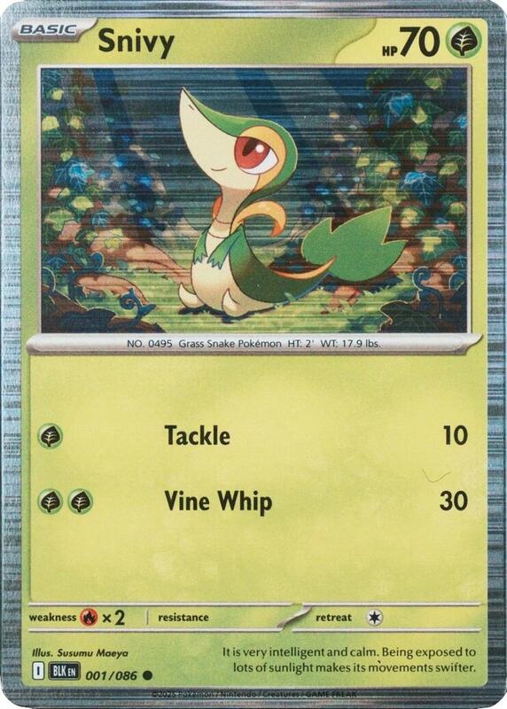 Snivy - 001/086 (Unova Poster Collection) 001/086 from Miscellaneous Cards & Products