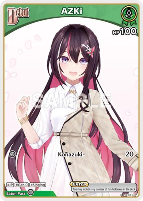 AZKi (C) (hBP01-044) - Blooming Radiance - hololive OFFICIAL CARD