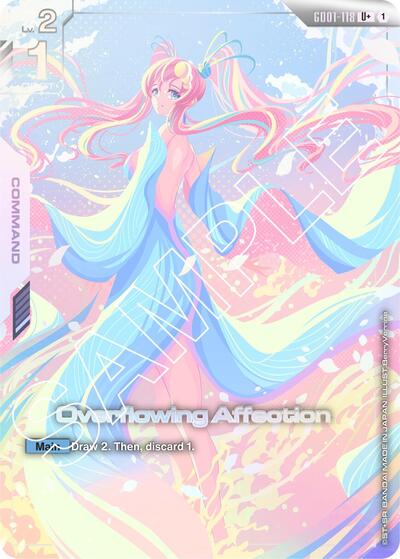 Overflowing Affection (U+) card