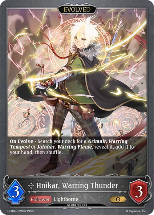 Hnikar, Warring Thunder (Evolved)