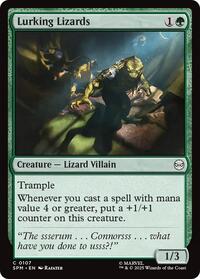 Lurking Lizards - Marvel's Spider-Man - Magic: The Gathering card