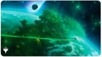 Edge of Eternities Playmat for Magic: The Gathering - Mythic Land Green · Ultra Pro Playmats