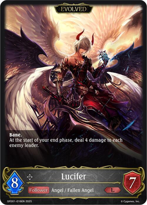 LUCIFER MORNINGSTAR 1stエディションカード LUCIFER # 26/50 - Hazbin Hotel 1st Edition Season 1 Trading Card
