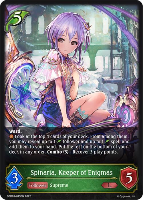 Spinaria, Keeper of Enigmas