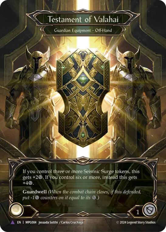 FAB ヴァラハイの誓約Testament of Valahai MPG RF日 Testament of Valahai (Marvel) - Mastery Pack Guardian