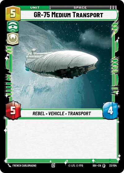 GR 75 Medium Transport