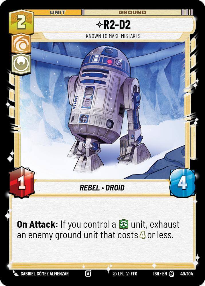 R2-D2 - Known to Make Mistakes (49/104) - Intro Battle: Hoth - Star ...