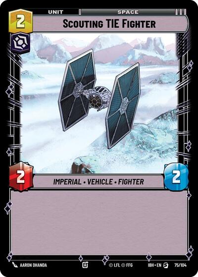 Scouting TIE Fighter