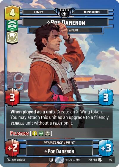 Poe Dameron - One Hell of a Pilot card