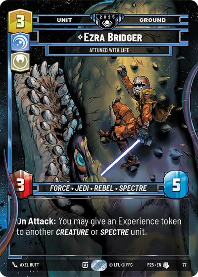Ezra Bridger - Attuned With Life card