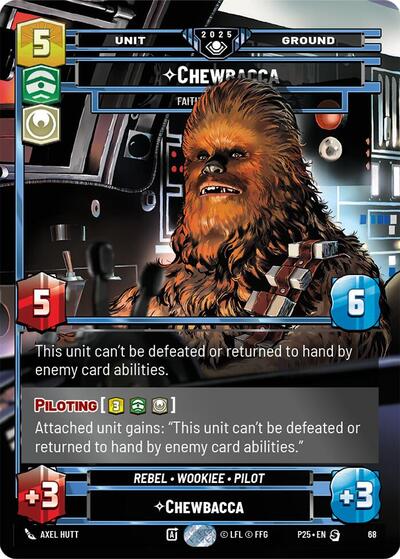 Chewbacca - Faithful First Mate card